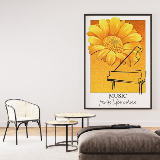 Muziek Muur Kunst Canvas