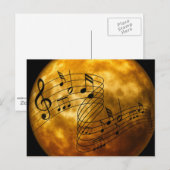 Muziek, muziek, muziek briefkaart (Voorkant / Achterkant)