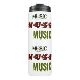 Muziek muziek muziek thermosbeker