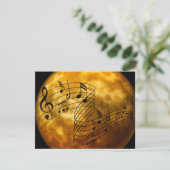 Muziek, muziek...populair design kaart (Staand voorkant)