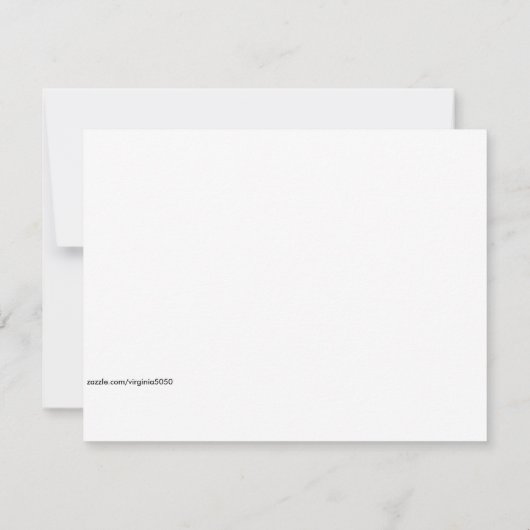 Muziek, muziek...populair design kaart (Achterkant)