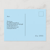 muziek , muziekinstrumenten trommel kinder bedankt uitnodiging briefkaart (Achterkant)