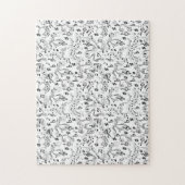 Muziek, muzieknoten legpuzzel (Verticaal)