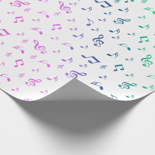 muziek, muzikaal, noot, melodie, zwart, geluid, sl cadeaupapier (Hoek)