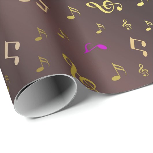 muziek, muzikaal, noot, melodie, zwart, geluid, sl cadeaupapier (Rol Hoek)