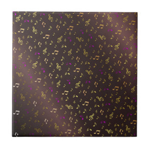 muziek, muzikaal, noot, melodie, zwart, geluid, sl tegeltje