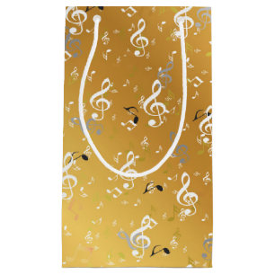 muziek, muzikaal, noot, wit, melodie, slim, geluid klein cadeauzakje