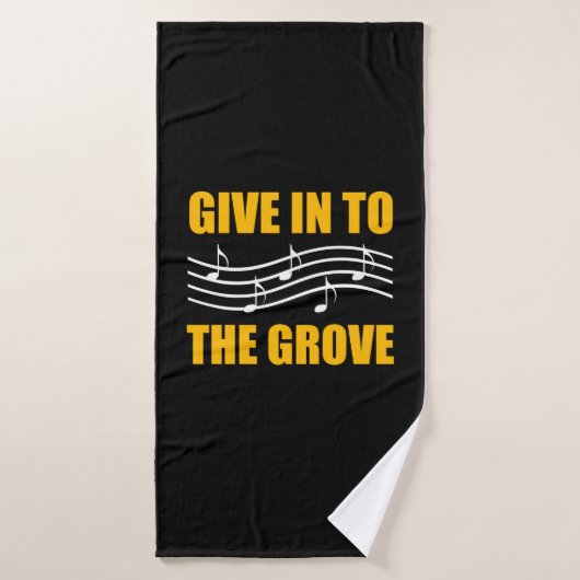 Muziek naar de grove badhanddoek (Badhanddoek)