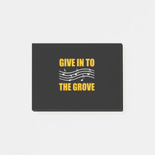 Muziek naar de grove post-it® notes