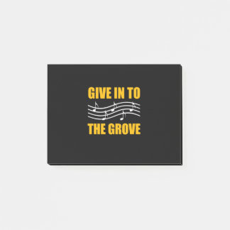 Muziek naar de grove post-it® notes