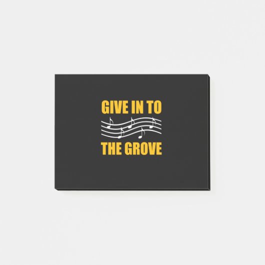 Muziek naar de grove post-it® notes (Voorkant)