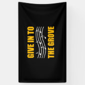 Muziek naar de grove spandoek (Verticaal)