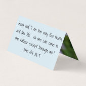 Muziek naar de ziel visitekaartje (Achterkant)