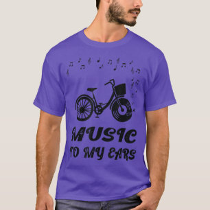 Muziek naar mijn Ears Record Player die vinyl wrij T-shirt