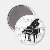 Muziek naar mijn oren magneet (Voorkant / Achterkant)