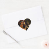 Muziek naar mijn Soul_ Hart Sticker (Envelop)