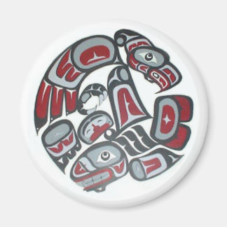 Muziek Native American Tribal Totem Magneet