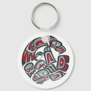 Muziek Native American Tribal Totem Sleutelhanger