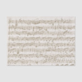  muziek Neutral Beige Decoupage Song Tissuepapier (Voorkant)