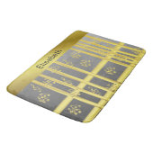 muziek, noot, slim, band, symbool, glanzend, elega badmat (Gekanteld)