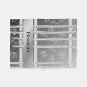 muziek, noot, slim, band, symbool, glanzend, elega fleece deken (Voorkant (Horizontaal))