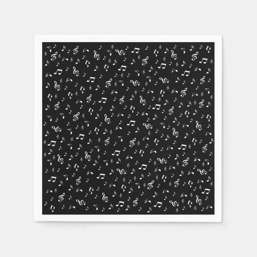 muziek, noot, slim, band, symbool, glanzend, elega servet (Voorkant)