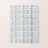 Muziek Nordic Knit Text ASCII Art Black and White Legpuzzel (Verticaal)