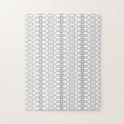 Muziek Nordic Knit Text ASCII Art Black and White Legpuzzel (Verticaal)