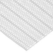 Muziek Nordic Knit Text ASCII Art Black and White Medium Tafelloper (Hoek)