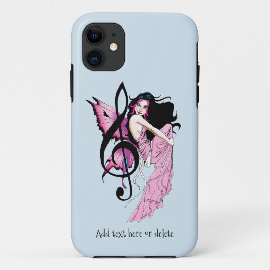 Muziek Note Fairy Case-Mate iPhone Case (Achterkant)