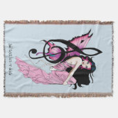 Muziek Note Fairy Deken (Voorkant)