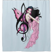 Muziek Note Fairy Douchegordijn (Voorkant)