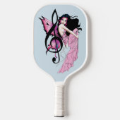 Muziek Note Fairy Pickleball Paddle (Achterkant)