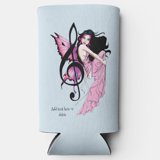 Muziek Note Fairy Seltzer Blikjeskoeler (Voorkant)