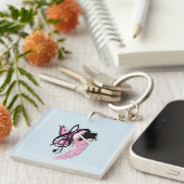 Muziek Note Fairy Sleutelhanger (Voorkant Rechts)