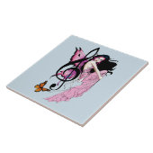 Muziek Note Fairy Tegeltje (Zijkant)