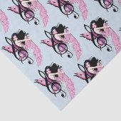 Muziek Note Fairy Tissuepapier (Detail)