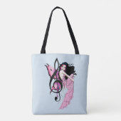 Muziek Note Fairy Tote Bag (Achterkant)