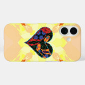 Muziek Note Patterned Heart Case-Mate iPhone Case (Achterkant (horizontaal))