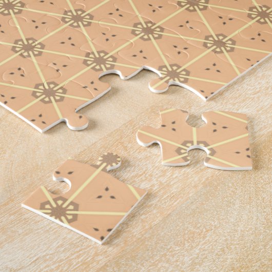 Muziek Note Patterned Heart Legpuzzel (Zijkant)