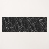 Muziek Note Sheet Muziek Zwart Grijs Yoga Mat (Voorkant (horizontaal))