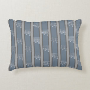 Muziek Note Striped Accent Kussen