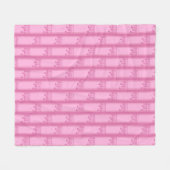 Muziek Note Striped Fleece Deken (Voorkant (Horizontaal))