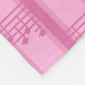 Muziek Note Striped Fleece Deken (Hoek)