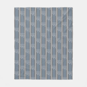 Muziek Note Striped Fleece Deken