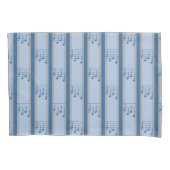 Muziek Note Striped Kussensloop (Voorkant)