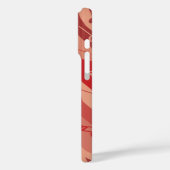 Muziek Note Stripes Reds Case-Mate iPhone Case (Achterkant / Links)