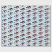 Muziek Note Vlinders Fairy Cadeaupapier (Vlak)