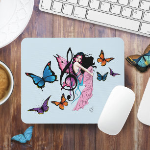 Muziek Note Vlinders Fairy Muismat