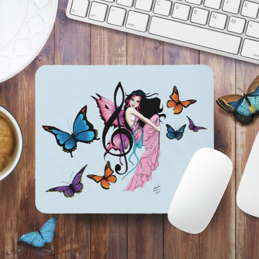 Muziek Note Vlinders Fairy Muismat
